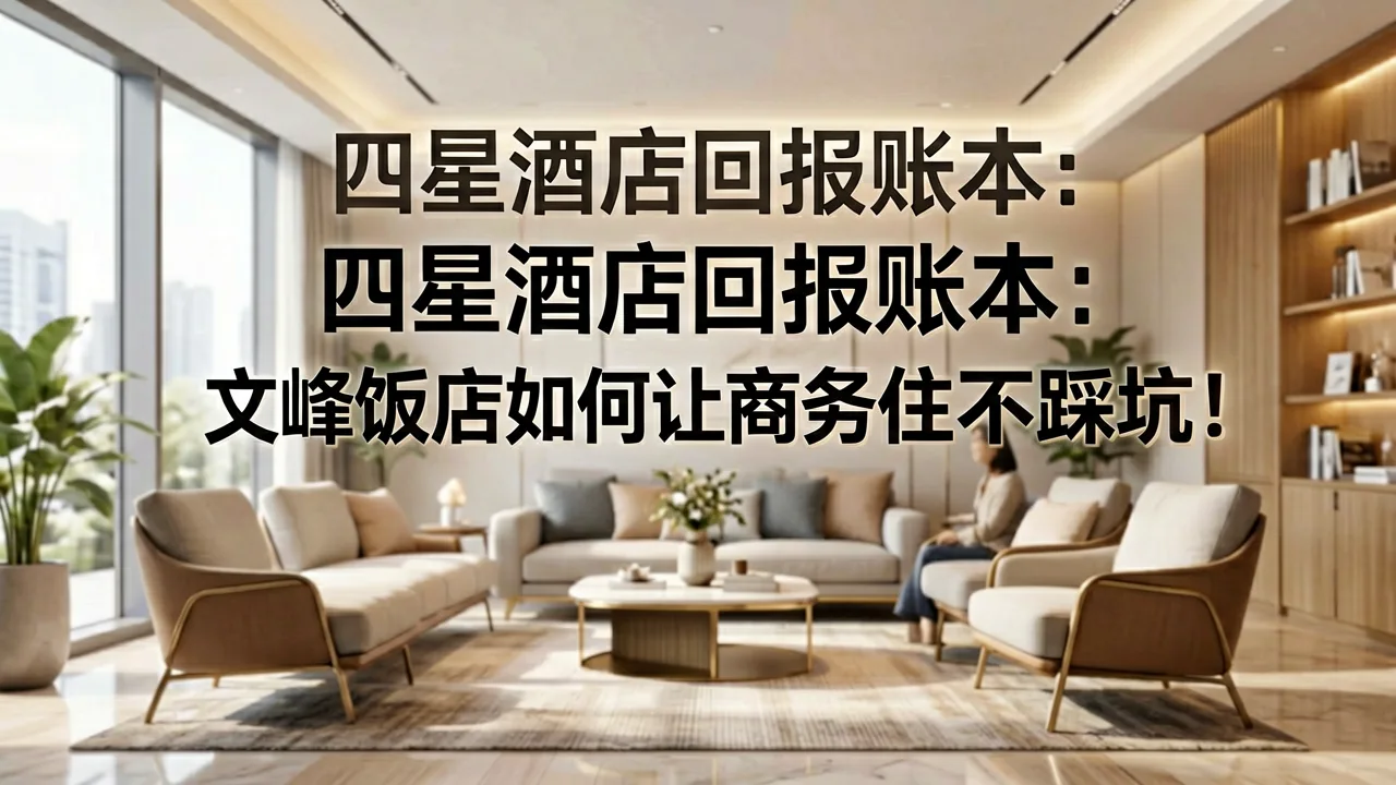 四星酒店回报账本:文峰饭店如何让商务住宿不踩坑